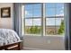 Bedroom view showcases large windows that offering natural light and scenic views at 15218 W La Salle Ave, Lakewood, CO 80228