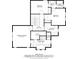 Floor plan showcases the upper level, with bedrooms, bathrooms, and a laundry room at 15218 W La Salle Ave, Lakewood, CO 80228