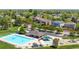 Community pool, playground, and well-maintained grounds at 13560 Detroit St, Thornton, CO 80241