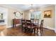 Charming dining room featuring a wooden table, leopard print chairs, and natural light at 5185 W Fair Pl, Littleton, CO 80123