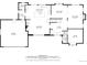 Detailed floor plan showcasing the layout of the main level with an eat-in kitchen and living room at 5185 W Fair Pl, Littleton, CO 80123