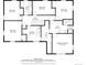 Detailed floor plan showcases the layout of the upper level with bedrooms and laundry area at 5185 W Fair Pl, Littleton, CO 80123