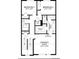 Floorplan showing the owner's suite, two bedrooms, two baths, laundry, and walk-in closet at 14269 Currant St, Broomfield, CO 80020