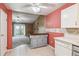 The kitchen is conveniently connected to the living area at 3022 S Wheeling Way # 407, Aurora, CO 80014