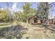 Large backyard with garden, shed, and patio area at 2825 Elm Ave, Boulder, CO 80305