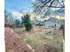 Spacious backyard with a mix of grass and natural features, perfect for outdoor activities and landscaping at 596 Trumbull Ln, Monument, CO 80132