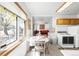 Bright dining area with a view to the living room at 5567 E Asbury Ave, Denver, CO 80222