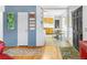 Open concept dining room leading into the kitchen and main living area at 5567 E Asbury Ave, Denver, CO 80222