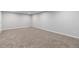 Finished carpeted basement, perfect for a recreation room or additional living space at 8065 Clay St, Westminster, CO 80031