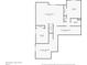 Basement floor plan featuring finished and unfinished spaces, along with bedrooms and a bathroom at 13986 Lexington Dr, Parker, CO 80134