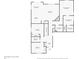 Detailed floor plan showcasing the layout of the first floor, including the kitchen, living room, and bedrooms at 13986 Lexington Dr, Parker, CO 80134