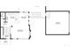 Detailed floor plan showcasing the layout of the home's kitchen, dining area, and garage at 396 E Warren Ave, Denver, CO 80210