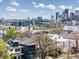 Breathtaking city views of the skyline from this urban neighborhood with lovely modern homes and lush trees at 3540 Pecos St, Denver, CO 80211