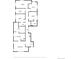 Second-floor plan of the house, including the primary bedroom, bathroom, and walk-in closet at 1750 E Noble Pl, Centennial, CO 80121