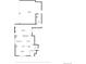 Detailed floor plan showcasing the layout of the main level, including the kitchen, living room, and dining area at 1750 E Noble Pl, Centennial, CO 80121