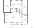 Detailed floor plan of the home with measurements of the living room and kitchen area at 19709 Rosewood Ct, Parker, CO 80138