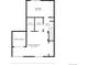 Second floor plan featuring the bedroom, primary bedroom, bathroom and walk-in closet at 19709 Rosewood Ct, Parker, CO 80138