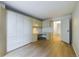 Spacious bedroom with built-in desk, ample storage, and natural light at 1625 Larimer St # 1001, Denver, CO 80202