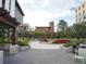 Community courtyard with landscaping and seating areas at 1625 Larimer St # 1001, Denver, CO 80202