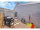 The backyard has a grill, patio, and low-maintenance ground cover at 16403 E Radcliff Pl # A, Aurora, CO 80015