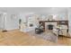Bright living room with hardwood floors, fireplace, and modern decor at 3334 W 37Th Ave, Denver, CO 80211