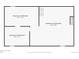 Schematic floor plan shows unfinished basement layout with dimensions and locations of key elements at 7075 Welch Ct, Arvada, CO 80004
