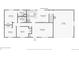 Detailed floor plan featuring a kitchen, dining room, living room, bedrooms, bathrooms, and a garage at 7075 Welch Ct, Arvada, CO 80004