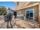 Spacious back deck featuring a modern outdoor dining set at 11083 Quail Ct, Parker, CO 80134