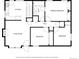 Detailed floor plan showcasing the kitchen, living room, bedrooms, and bathroom layout at 18159 E Crestline Cir, Centennial, CO 80015