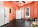 Unfurnished room with ceiling fan, offering versatility and a chance to design your perfect space at 2410 W 36Th Ave, Denver, CO 80211