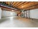 Unfinished basement with concrete floor and exposed ceiling at 12554 Hudson Ct, Thornton, CO 80241