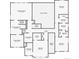 Detailed floor plan showcasing layout of the second story, dimensions, and room names of the home at 18315 W 83Rd Dr, Arvada, CO 80007