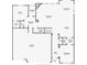 Detailed floor plan showcasing layout of the first story, dimensions, and room names of the home at 18315 W 83Rd Dr, Arvada, CO 80007