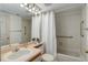 Clean and functional bathroom with shower and tub, perfect for everyday needs at 6380 S Boston St # 111, Greenwood Village, CO 80111