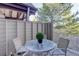 Private patio with outdoor seating, perfect for relaxing and enjoying the surroundings at 6380 S Boston St # 111, Greenwood Village, CO 80111