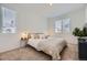 Cozy bedroom with neutral decor, two windows and comfortable furnishings at 10117 Morrison Rd, Lakewood, CO 80227