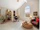 Bright office area with vaulted ceilings, large windows, neutral tones and comfortable seating at 10105 Grove Loop # D, Westminster, CO 80031