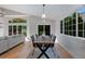 The dining area features access to a large backyard and is attached to the living room at 9561 Silver Hill Cir, Lone Tree, CO 80124