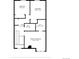 Upper-level floor plan showing primary bedroom, bedrooms, bathroom, walk-in closet, and hall at 2925 S Vaughn Way, Aurora, CO 80014