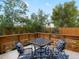 Inviting backyard area with a patio, perfect for outdoor entertaining and relaxation at 11719 W 45Th Pl, Wheat Ridge, CO 80033