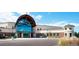 Large recreational center with a uniquely designed entrance, stone accents and a bright and inviting atmosphere at 10157 W 38Th Ave, Wheat Ridge, CO 80033