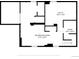 Basement floor plan with a recreation room, utility area, and extra room at 1260 S Emerson St, Denver, CO 80210