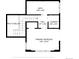 Upper floor plan showcasing the primary bedroom, bath, and laundry at 1260 S Emerson St, Denver, CO 80210