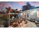 Cozy backyard patio with a charming pergola, perfect for relaxing and enjoying outdoor gatherings at 1711 Spruce St, Denver, CO 80220
