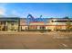 Exterior view of Stanley Marketplace restaurant, with ample outdoor seating at 1711 Spruce St, Denver, CO 80220