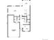 First floor floorplan featuring an open layout for the living, kitchen, study, and garage at 4114 Estrella St, Brighton, CO 80601