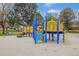 Neighborhood playground with slides, stairs, abacus, and climbing structures for community fun at 726 Mobile St, Aurora, CO 80011