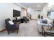 Cozy living room featuring modern furnishings and a neutral color palette at 4729 W 32Nd Ave, Denver, CO 80212