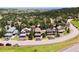 Elevated view of homes in a verdant community, showing well-manicured lawns and serene residential streets at 24045 High Meadow Dr, Golden, CO 80401