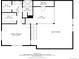 Detailed floor plan showcasing the layout of the second level, including the primary bedroom, loft and bath at 11222 Conifer Mountain Rd, Conifer, CO 80433